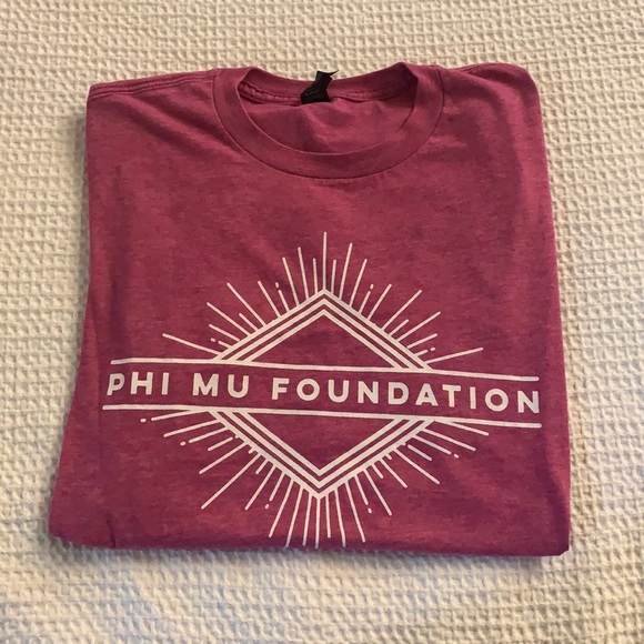 Phi Mu pink t-shirt - Picture 1 of 3